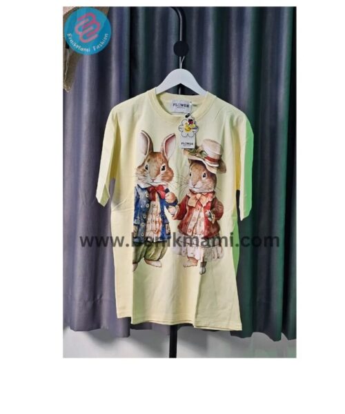 Kaos Lollipop Bangkok Gambar Rabbit Oversize