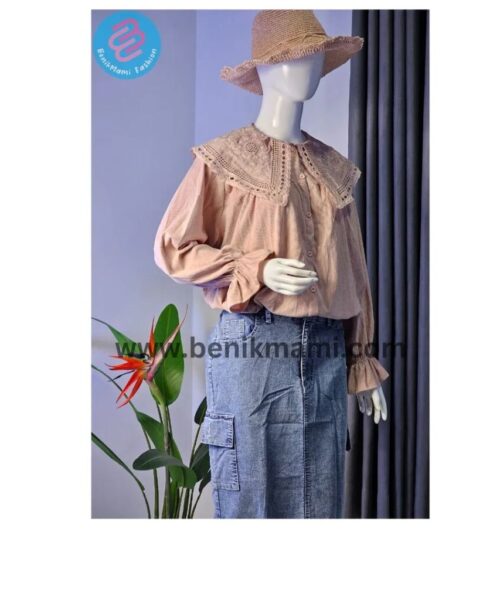 Tunik Soft Corduroy J&J Bordir Premium Bangkok